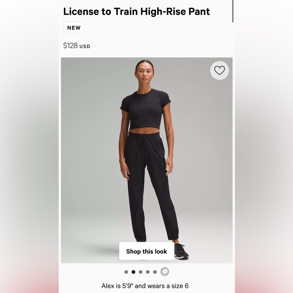 Lululemon High Rise Joggers